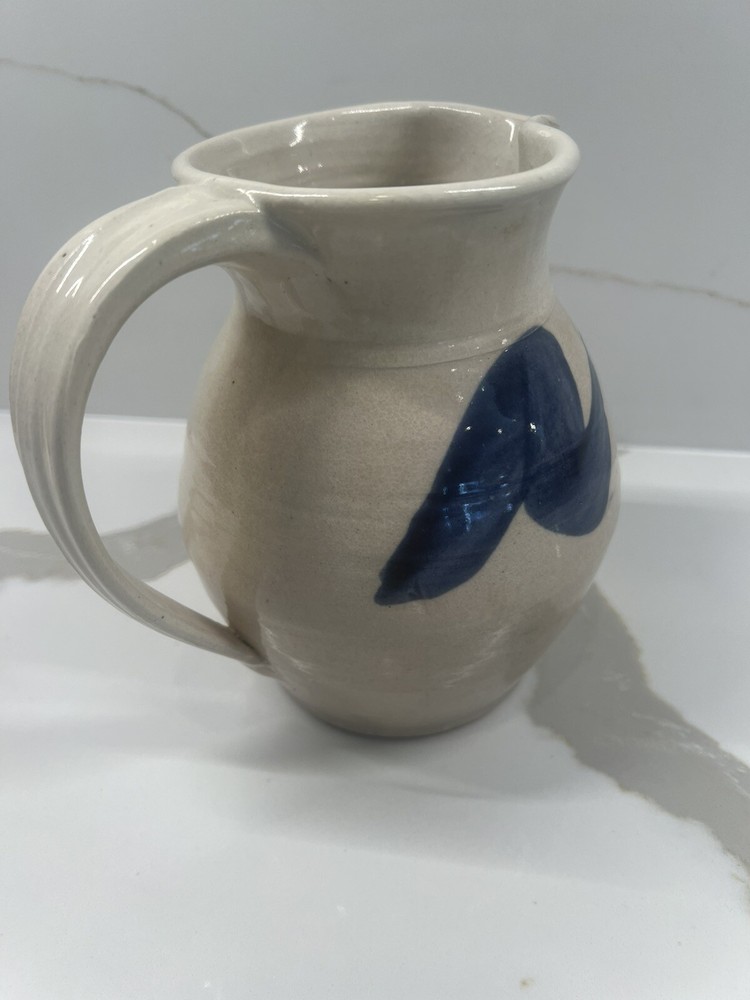 Studio Art Pottery Pitcher Signed by Artist 6” Beautiful