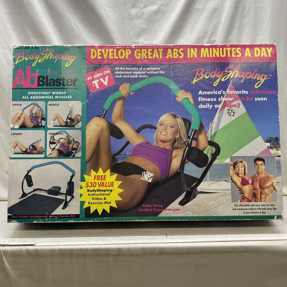 Body Shaping Ab Blaster Plus Roller Crunch by Impex Model AB228 See Description