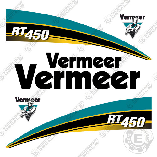 Fits Vermeer RT 450 Trencher Decal Kit