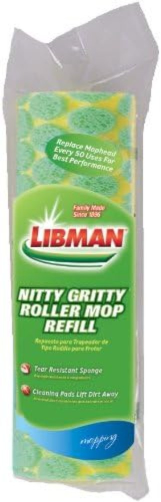 Quick-Drying Replacement Sponge for Libman Nitty Gritty Mop – Dirt-Lifting Power