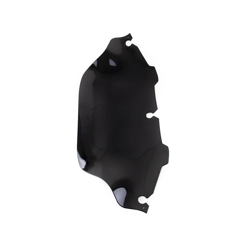 8" Wave Black Windshield Windscreen For Harley Touring Electra Glide FLHT 96-13