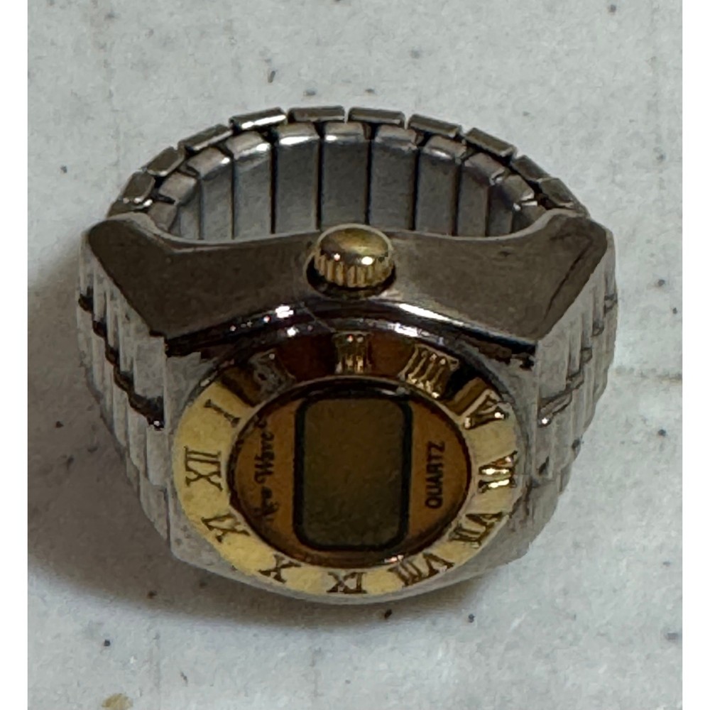Vintage Delta Impex Digital Ring Watch New Wave Quartz - Untested