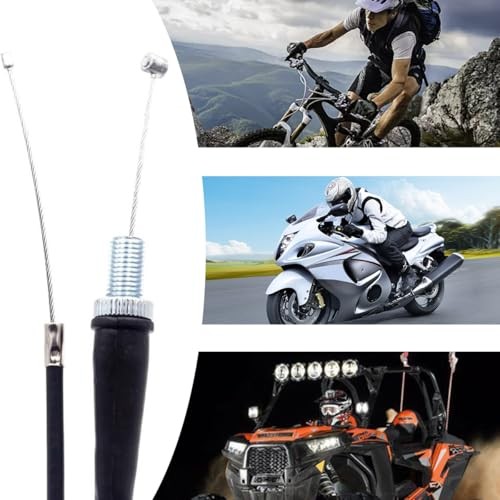 Twist Throttle Accelerator Handle Grips, Throttle Cable Kit for 50cc 90cc