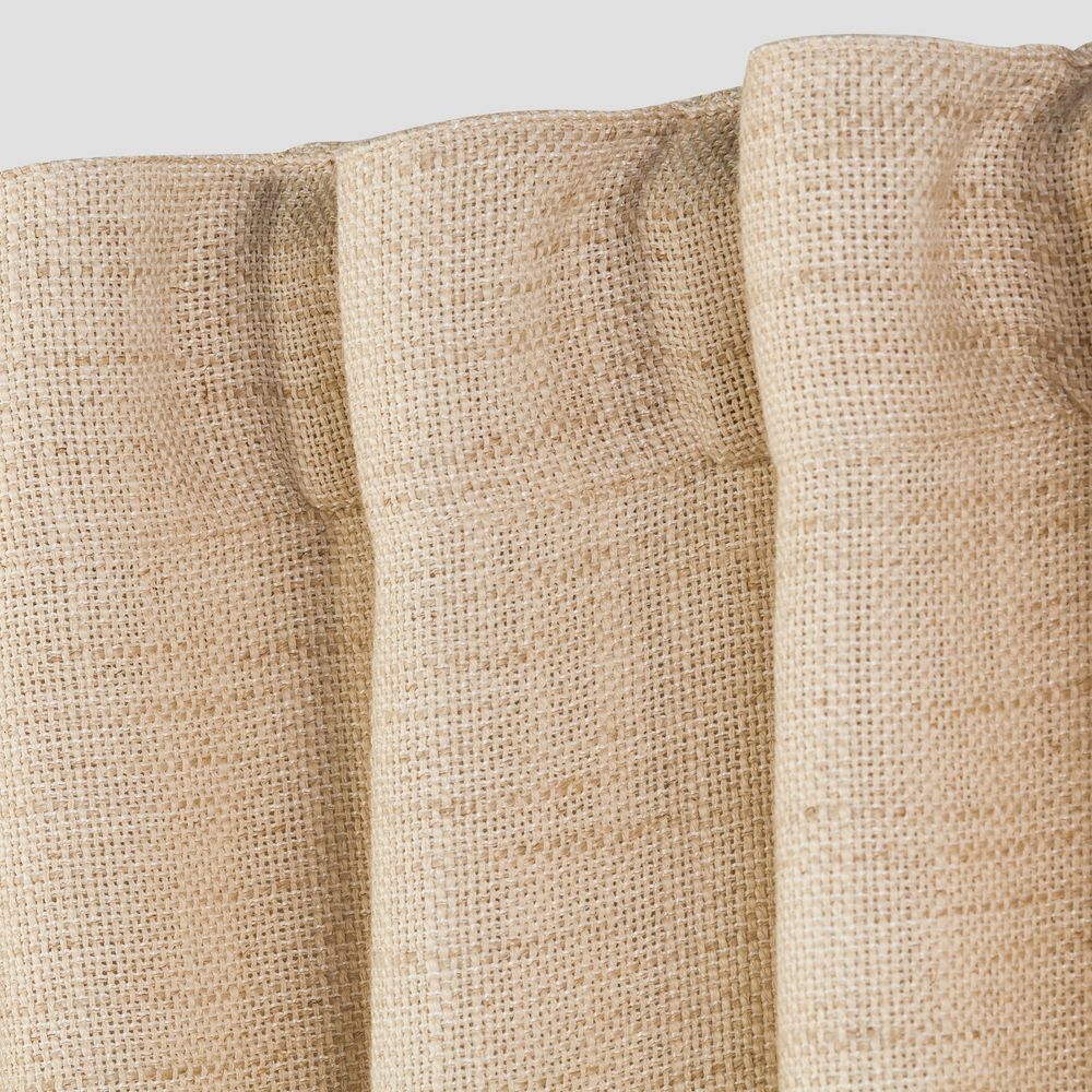 1pc 54"x95" Light Filtering Weave Window Curtain Panel Cream Threshol