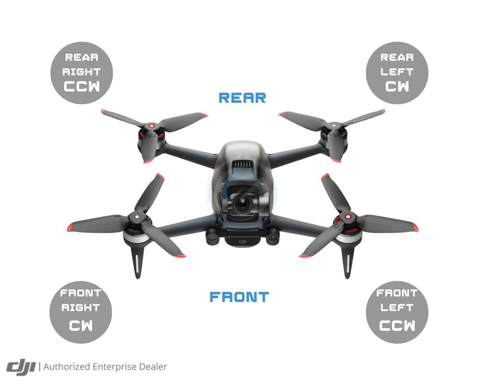 DJI FPV Drone Front Left Landing Gear Module