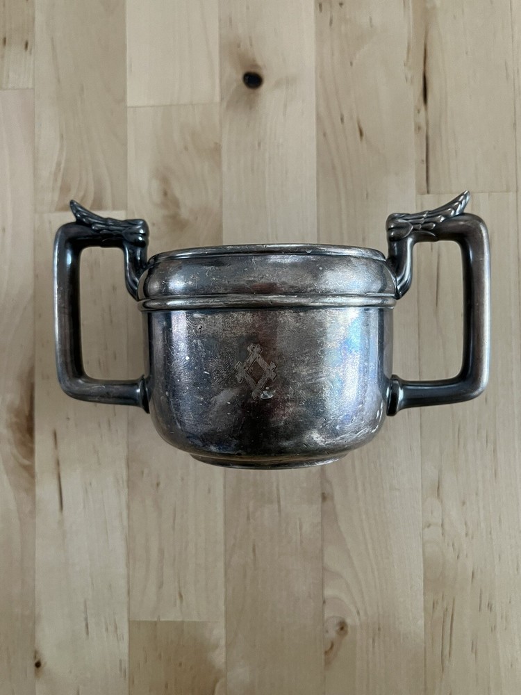 Gorham Co. Silver Soldered Sugar Bowl