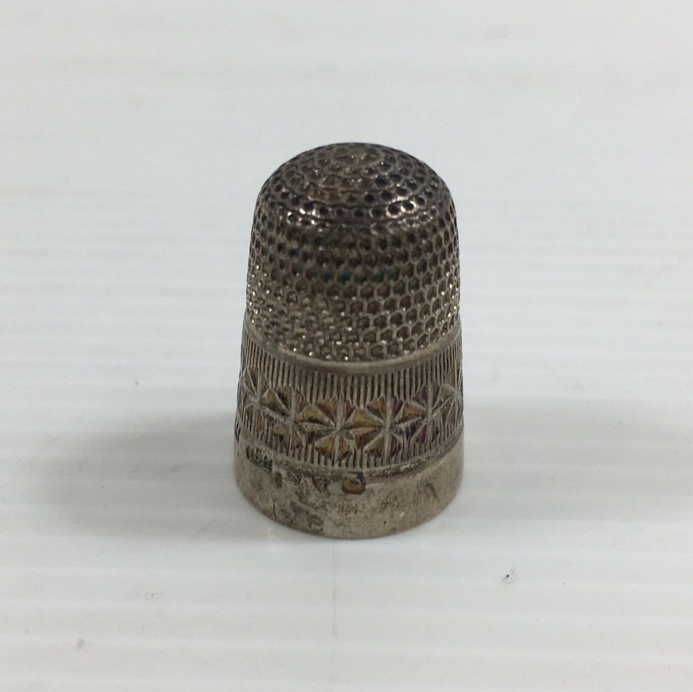 Antique Charles Horner Solid Silver Thimble Size 11 4.2g