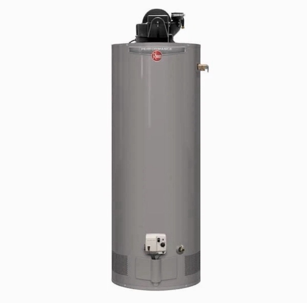 Rheem Natural Gas Vent Tall Water Heater 50 Gal, 42,000 BTU XG50T06PV42U0
