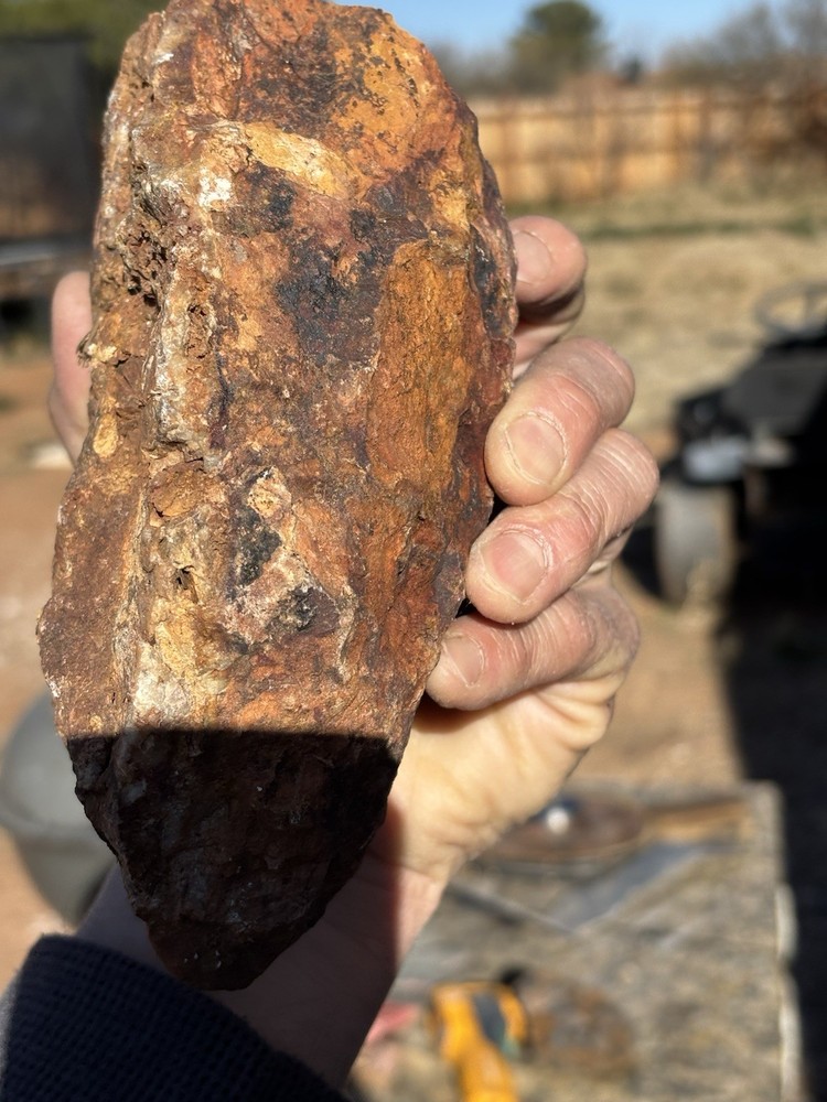 arizona iron stained gold ore limonite