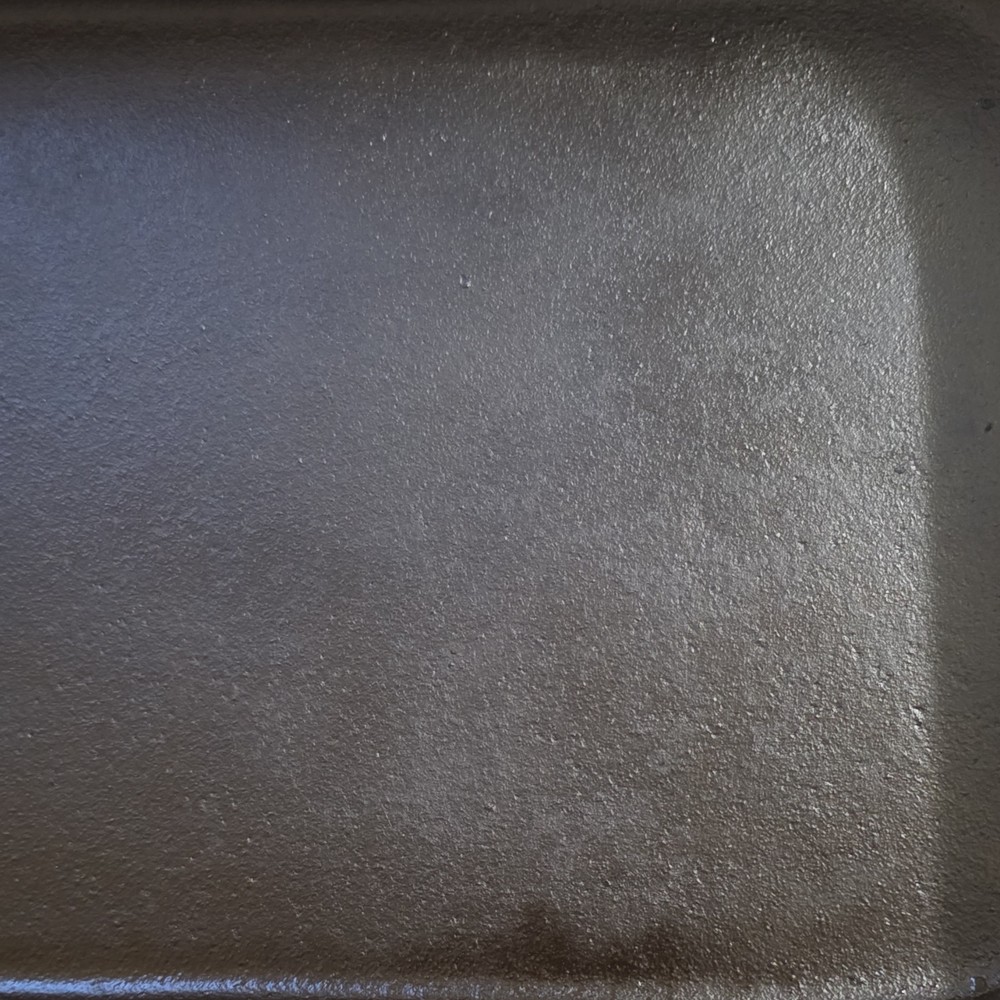 Cast Iron Rectangular Baking Pan with Dual Handles Heavy Duty Cookware Kitchen