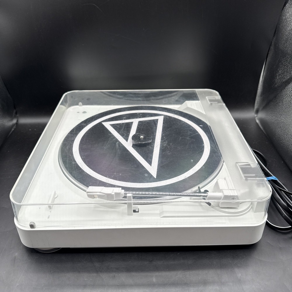 Audio-Technica AT-LP60-BT Automatic Bluetooth Turntable White Tested Working
