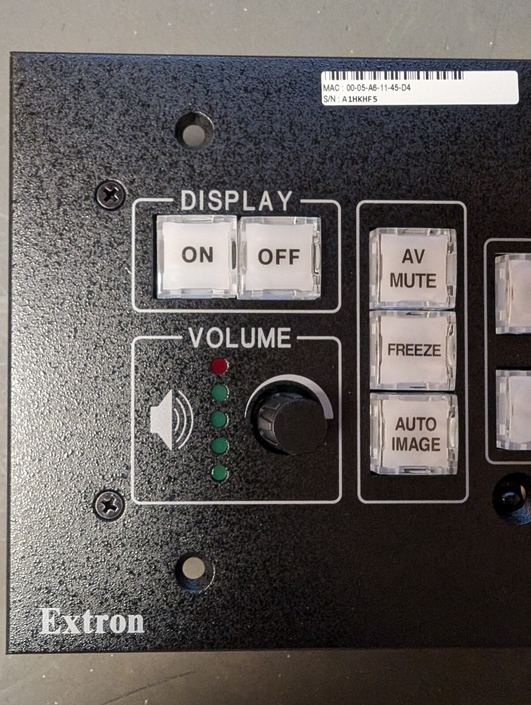 Extron MLC 226 IP AAP, 60-600-12 ~ MediaLink Controller, Control Panel, Black