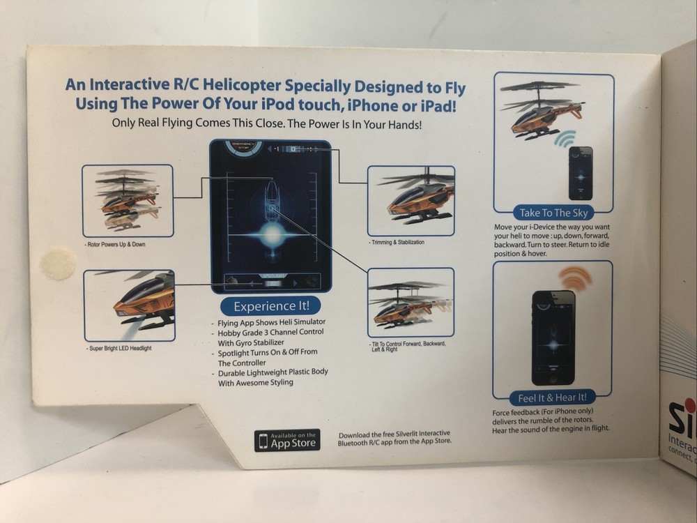 2011 Silverlit RC Helicopter Blu-Tech Heli - 84633