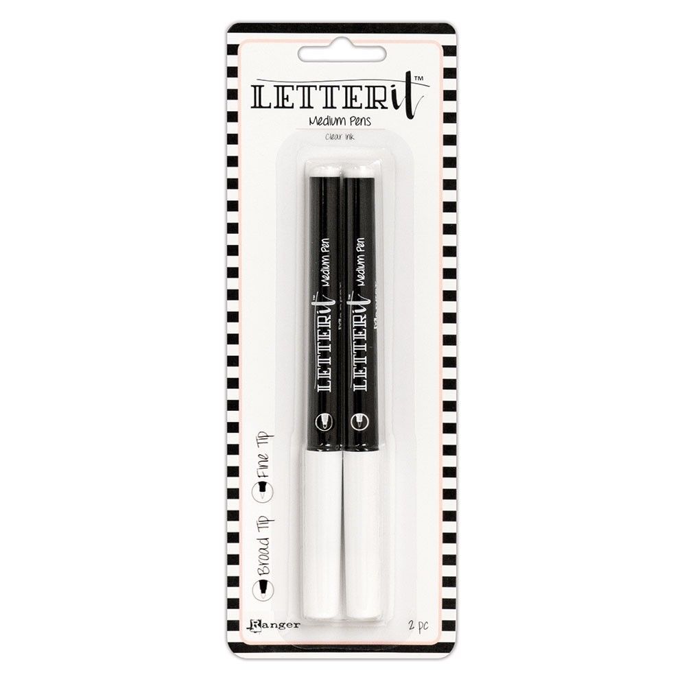 Letter It Medium Pens, Set 2 By Ranger lei59608 Fine Tip