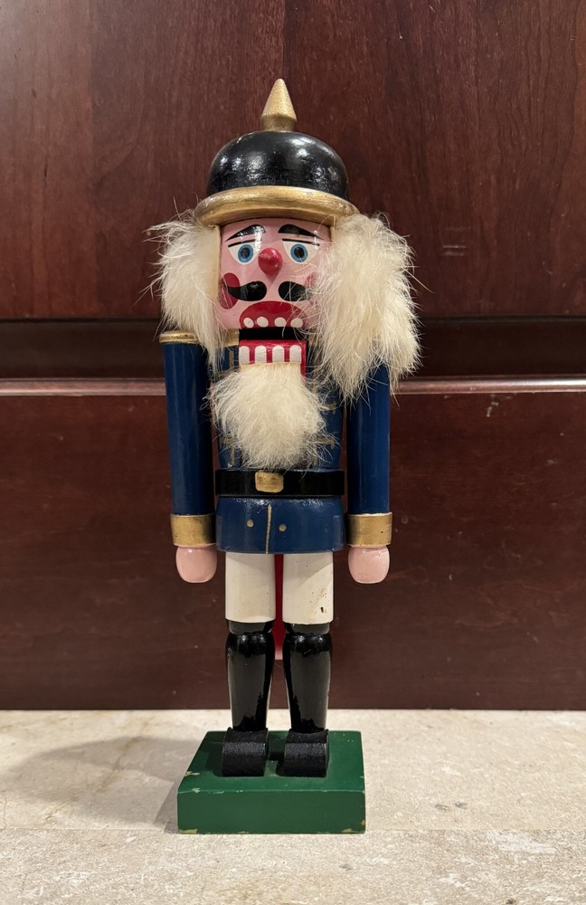 Christmas 10' Soldier Nutcracker in blue uniform