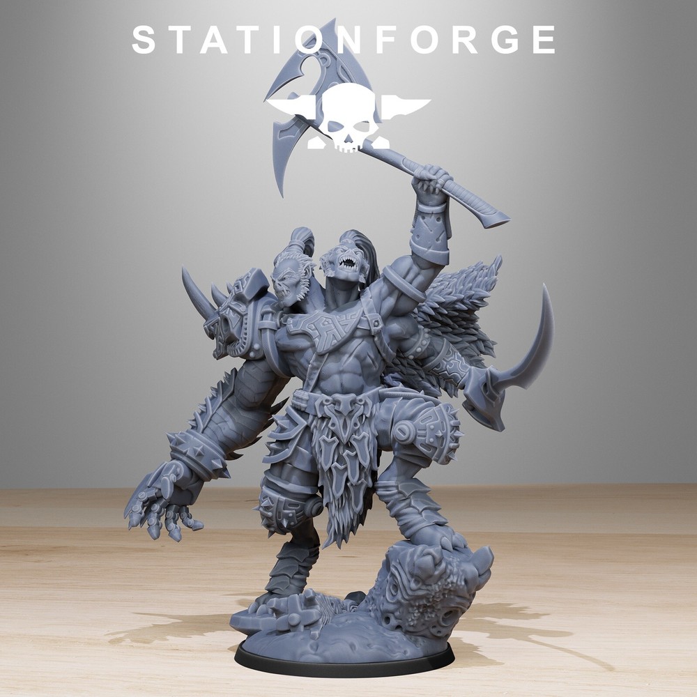 Corrupted Gladiator, Chaos Prince, Marine Core, Stationforge