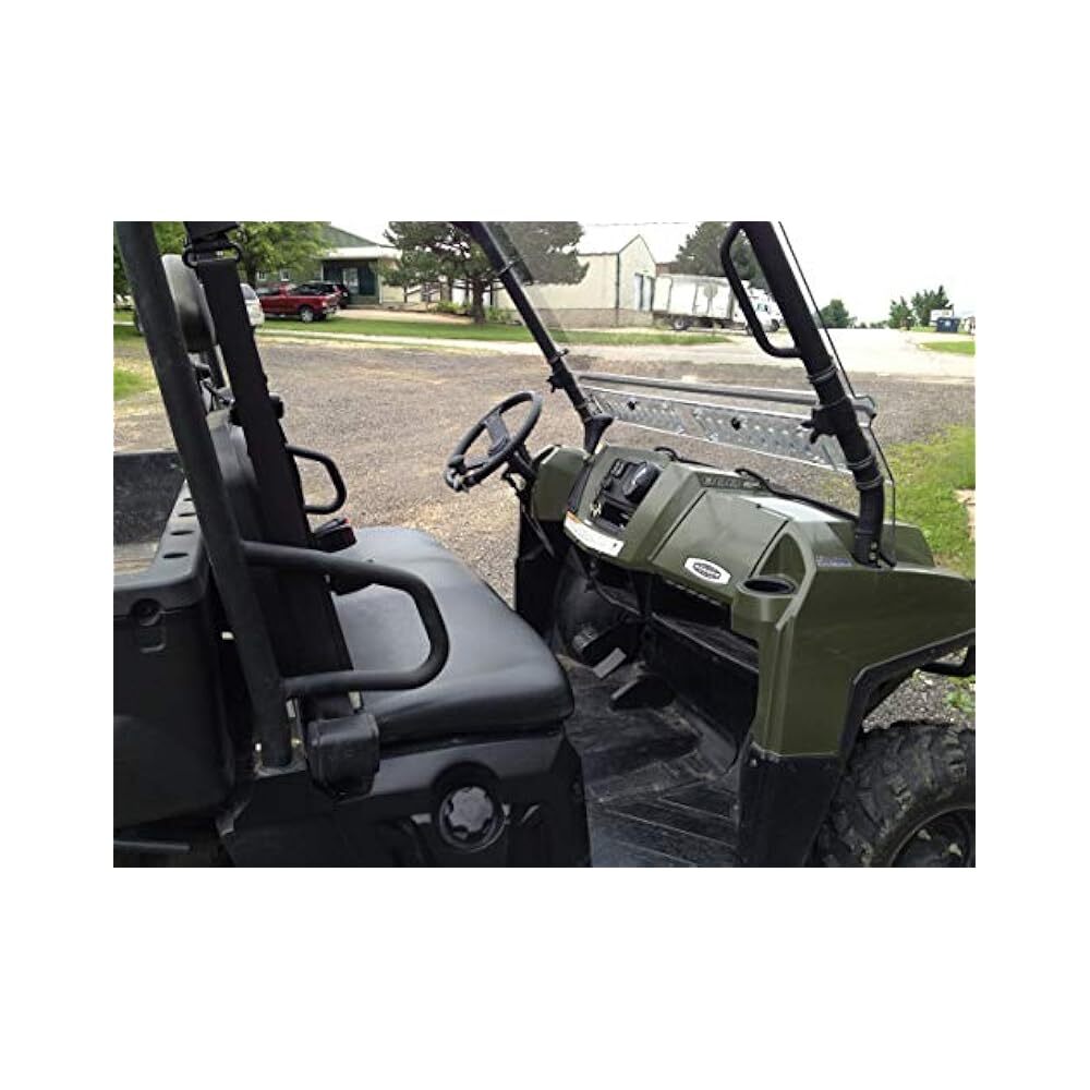 Durable Vented Windshield for UTV, Clear Polycarbonate, Fits Full Size Models