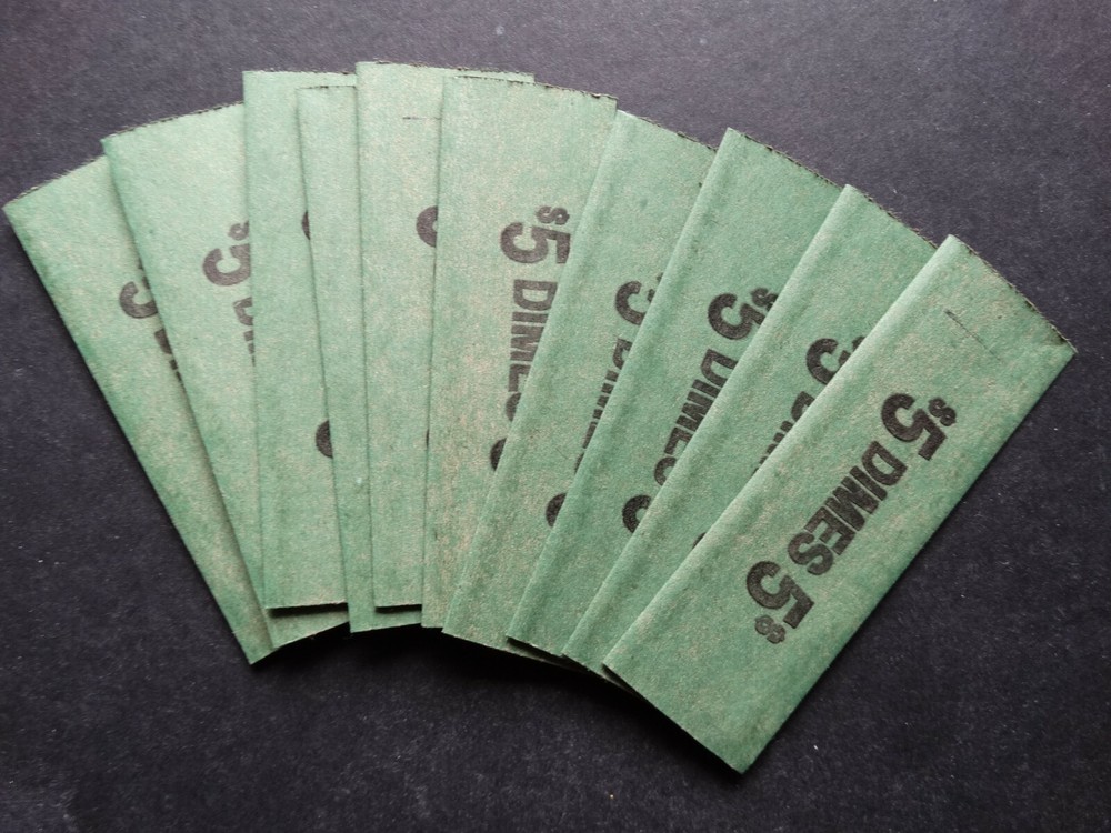 10 Dime Coin Wrappers