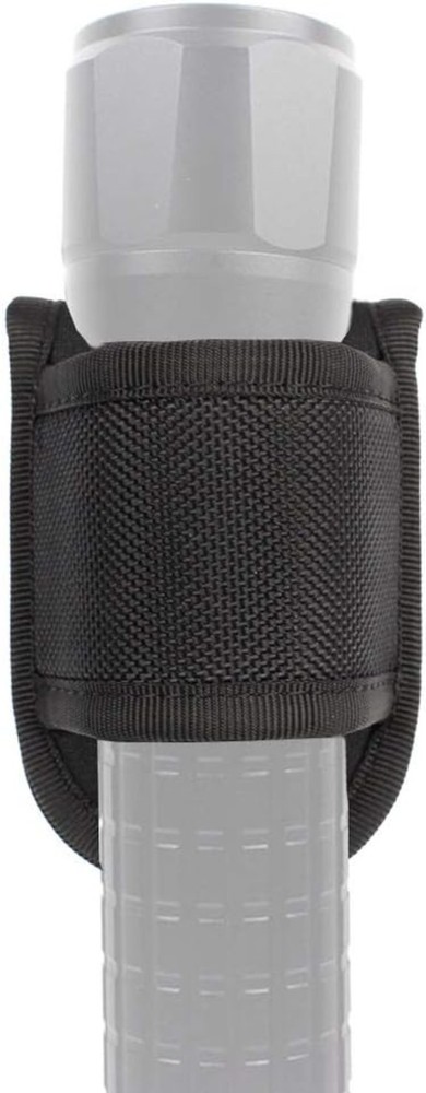 Flashlight Holster for Duty Belt, Open Top D Cell Compact Light Holder Case, Nyl