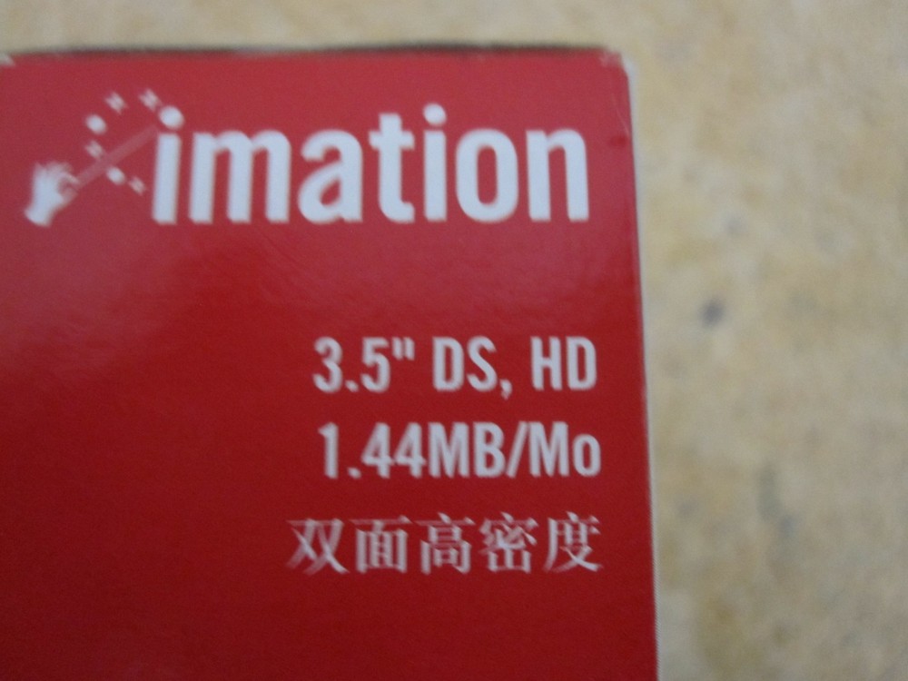 Genuine Imation IBM Formatted 2HD 1.44 Diskettes (10 Pack)