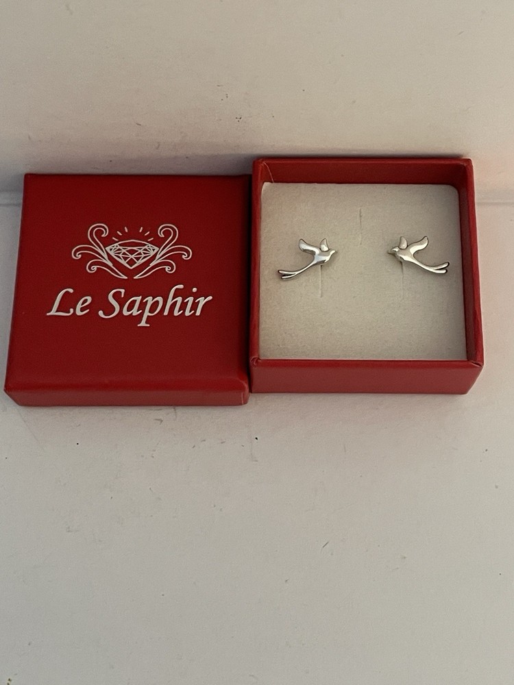 Le Saphir Bird Earrings