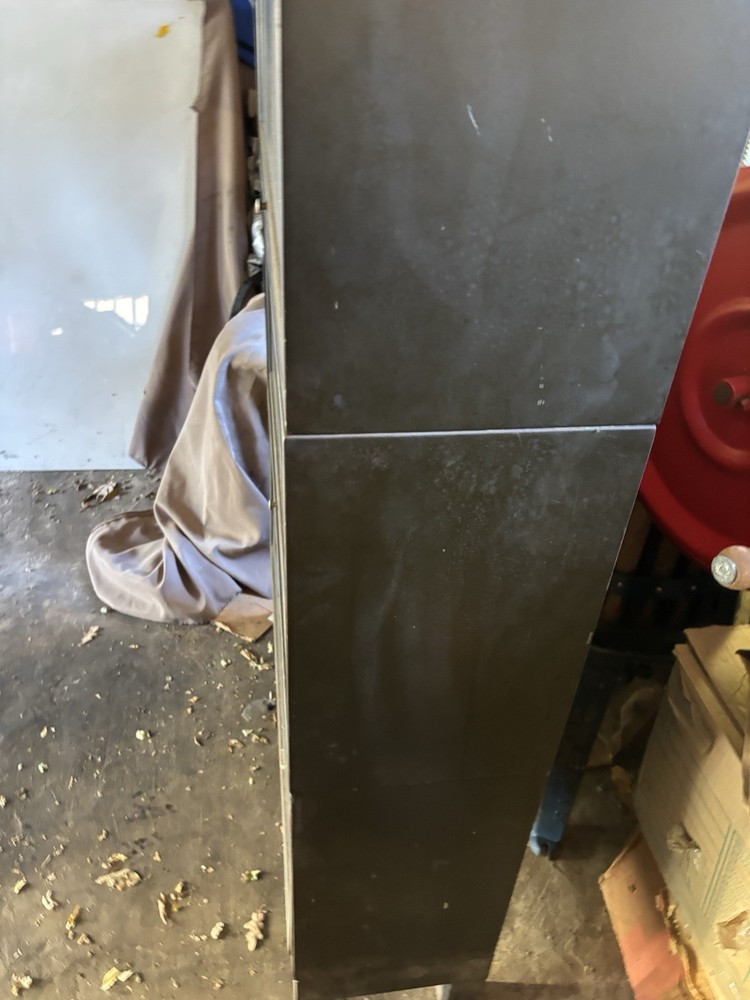 Metal barrister bookcase read description