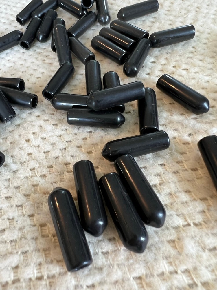 234-16 High Temp Masking Caps Black 50 Count
