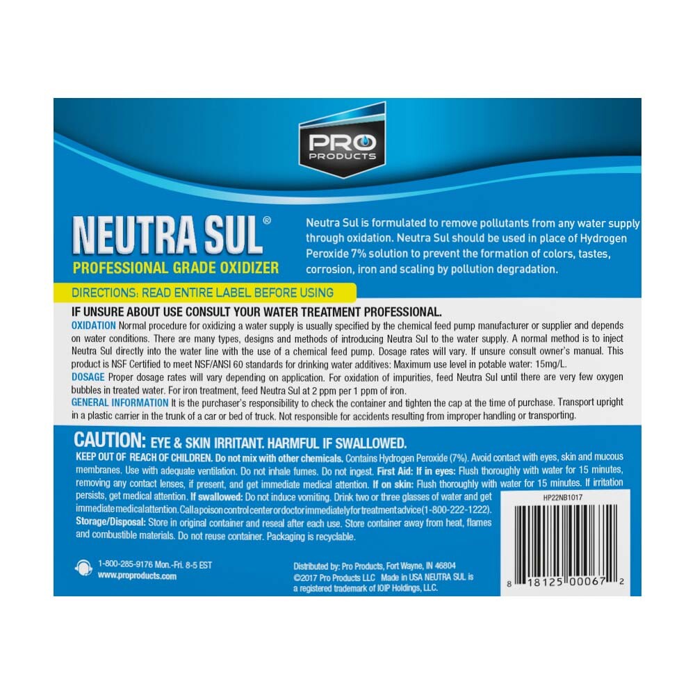 Pro Products HP41N Neutra Sul Professional Grade Oxidizer