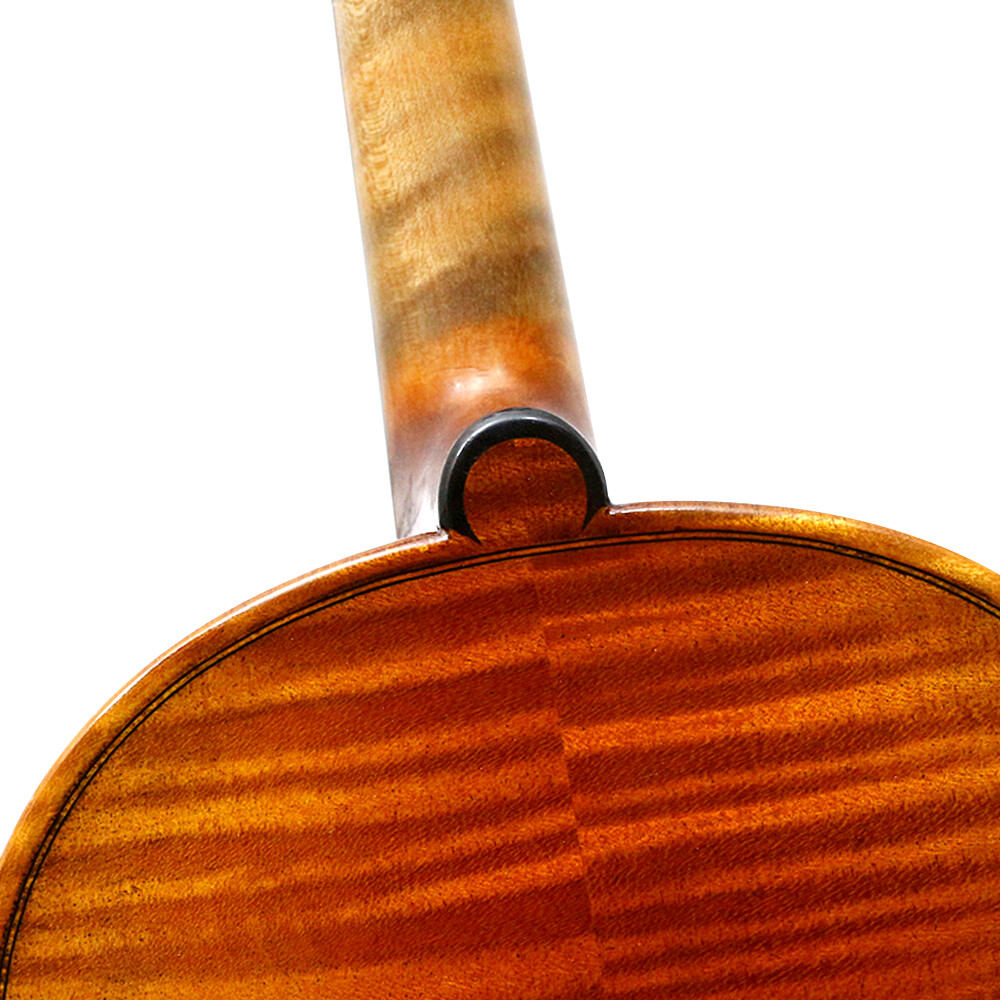 Master 4/4 Flamed Maple Handcrafted Violin With Premium Ebony Hardware And Case