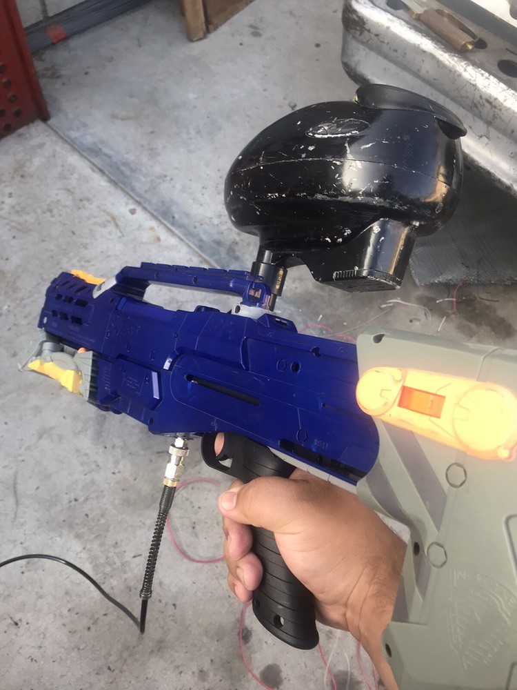 Custom Made Nerf Paintball Gun