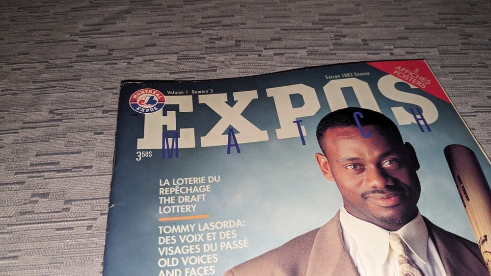 1993 Montreal Expos Baseball Program/Magazine EH