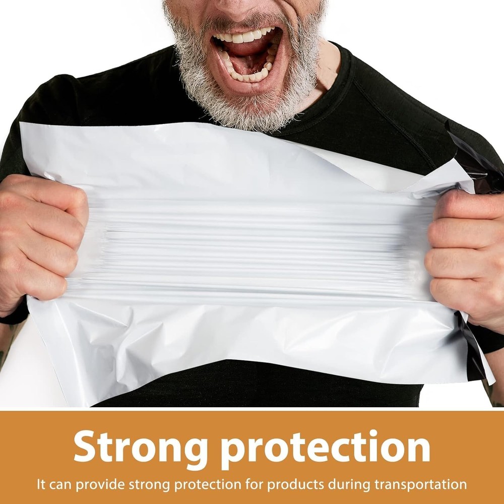 Metronic Poly Mailers 24x24 100PC White, Extra Large 100PC, White