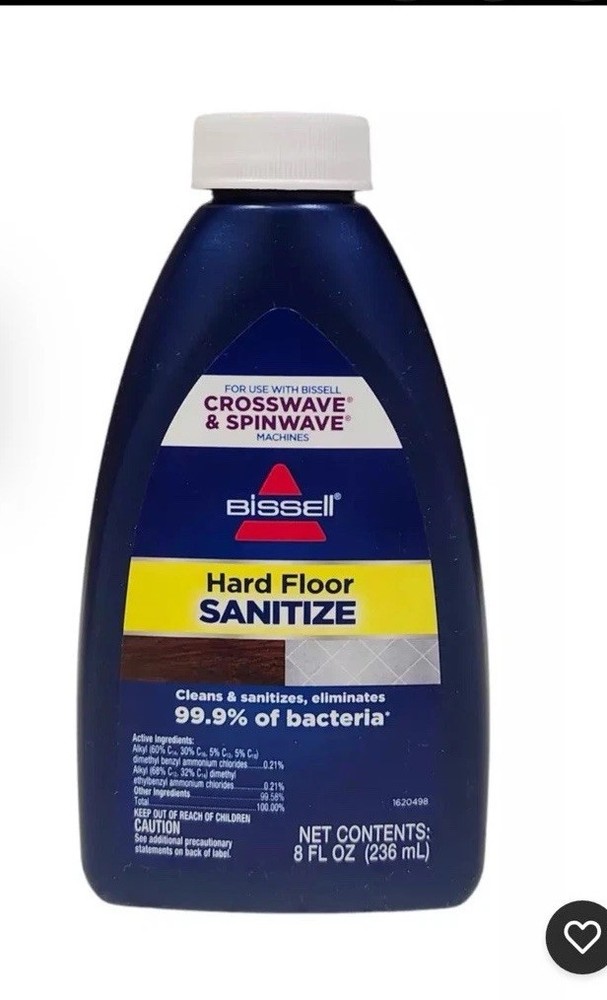 New Bissell MultiSurface Floor Cleaning Formula - CrossWave & SpinWave 8 Oz
