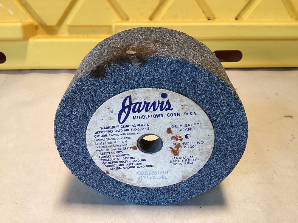 Vintage Jarvis 4.5” grinding wheel