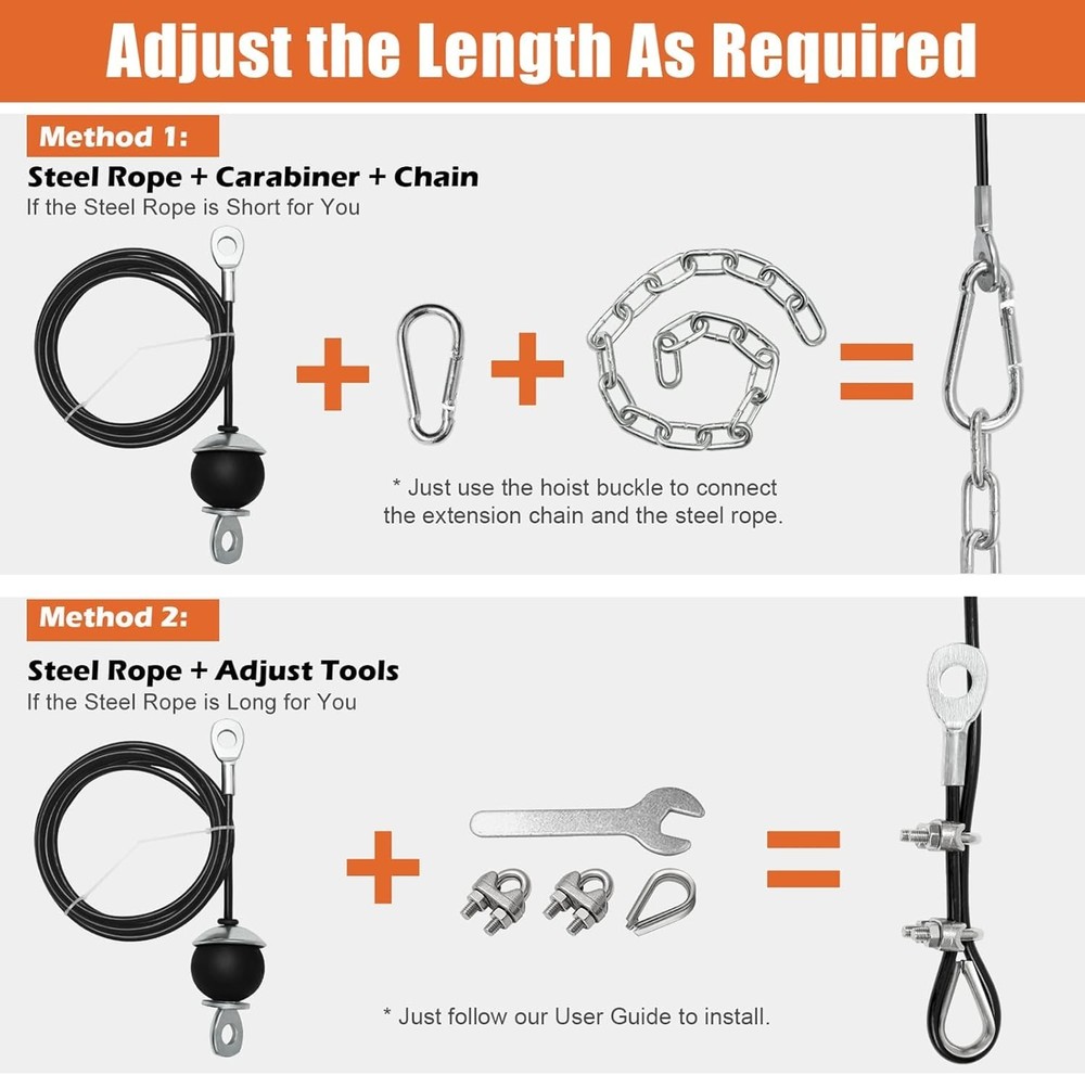 Home Gym Pulley System - Tricep Workout, Lat Pulldown, Biceps Curl, Triceps, ...