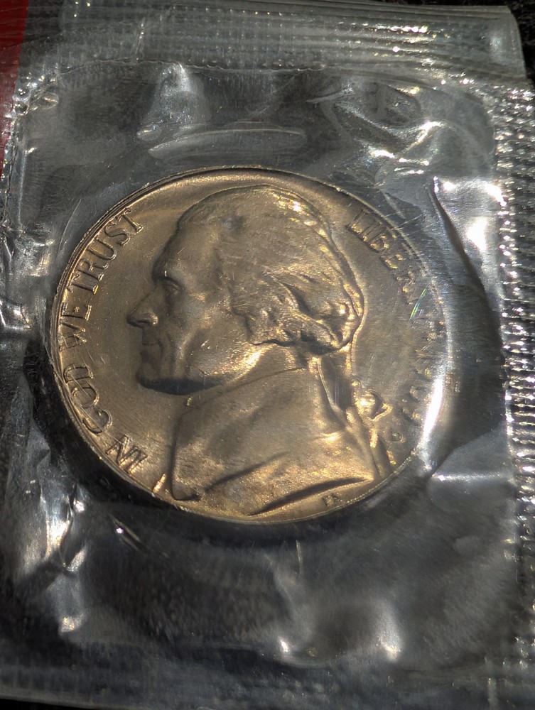 1969-D  BU Jefferson Nickle from Mint set