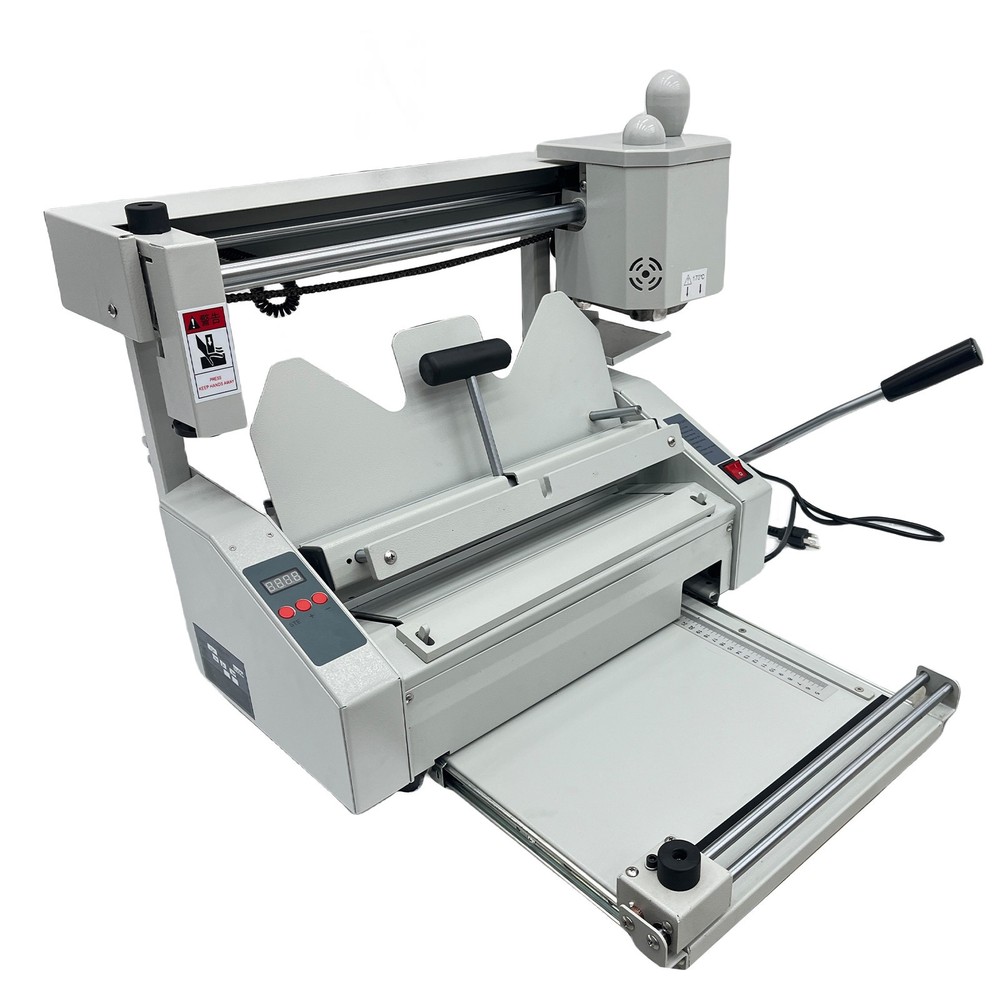 110V A4 Glue Binding Machine Manual Hot Glue Book Binder w/Indentation Function