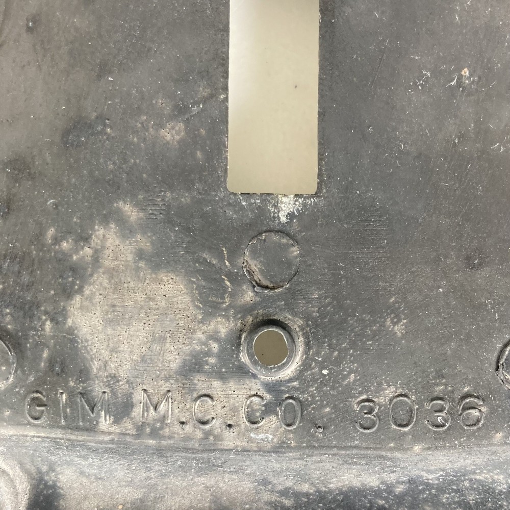Brass Eagle Scroll Single Light Switch Plate Cover Thomas Jefferson GIM M.C. Co.