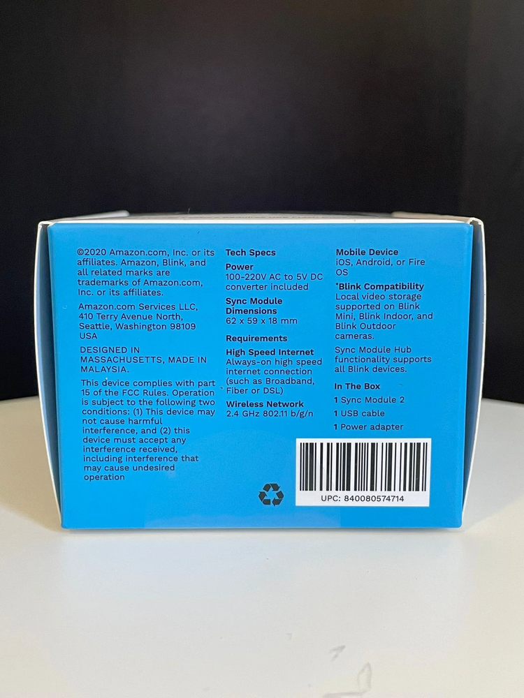 New Sealed Blink Add-On Sync Module 2 - NO Monthly Fee