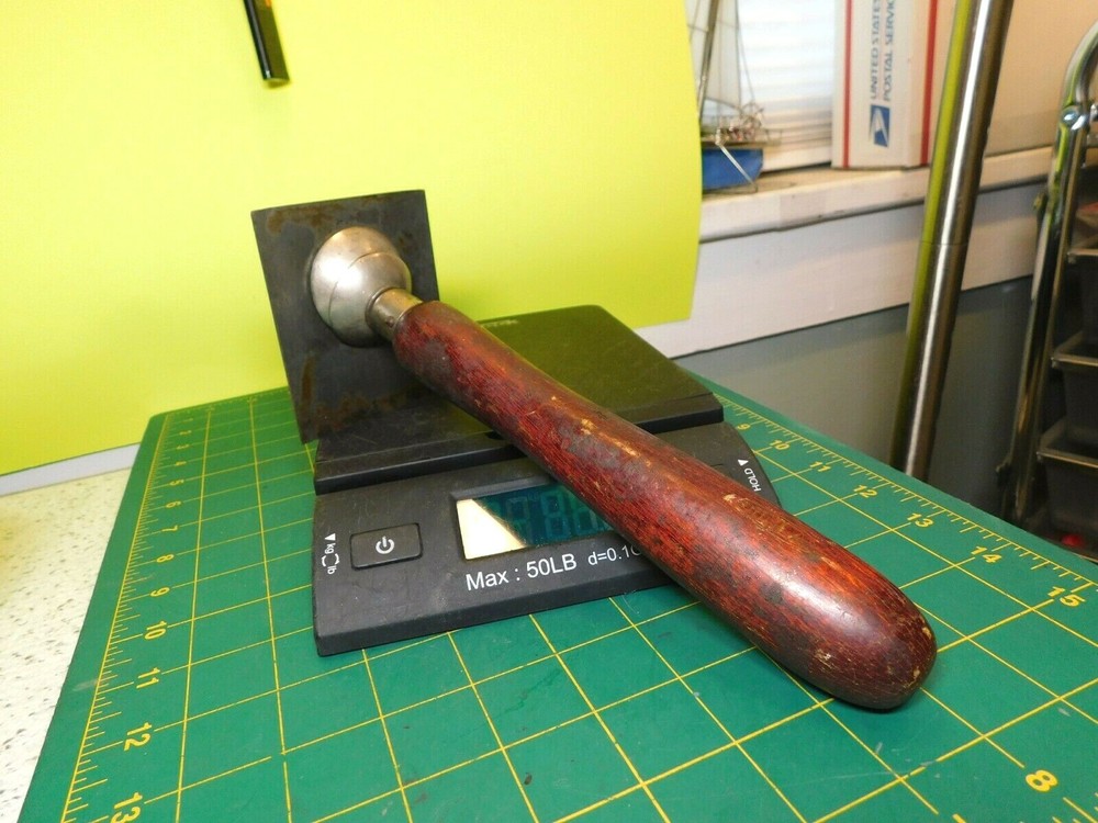 Vintage 9.5" Wood Handle Adjustable Blade Dunlap Cabinet Scraper