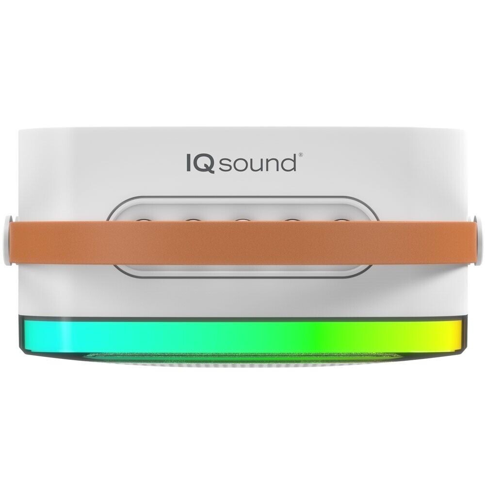 Supersonic Mini Bluetooth Karaoke Portable Speaker w/ Microphone (White)