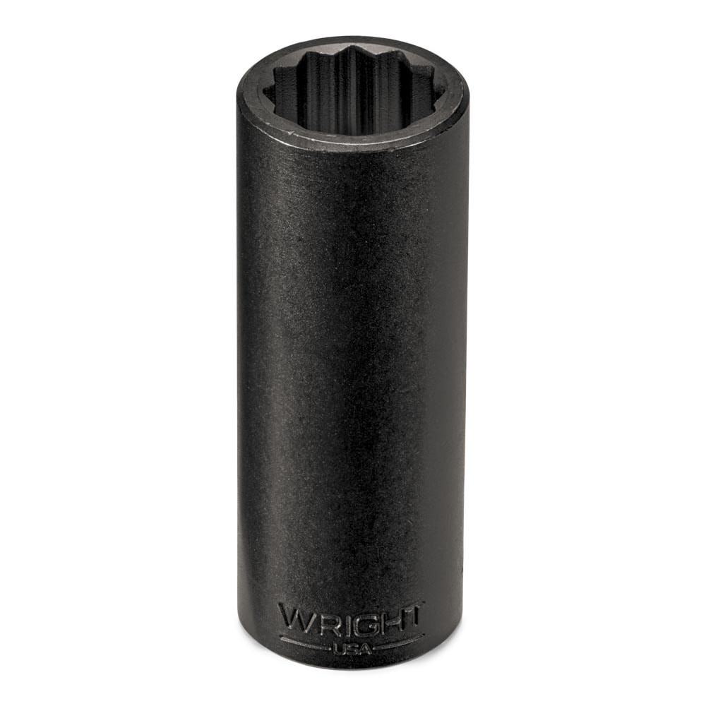 Wright Tool 4982 1/2" Drive Deep Impact Socket 12-Point SAE 1"