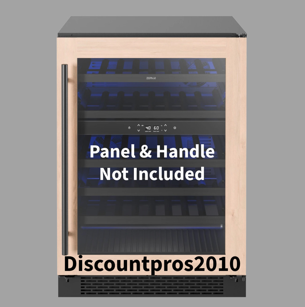Zephyr PRW24C02BPG 24" Dual Zone Wine Cooler – Panel-Ready - Display Model