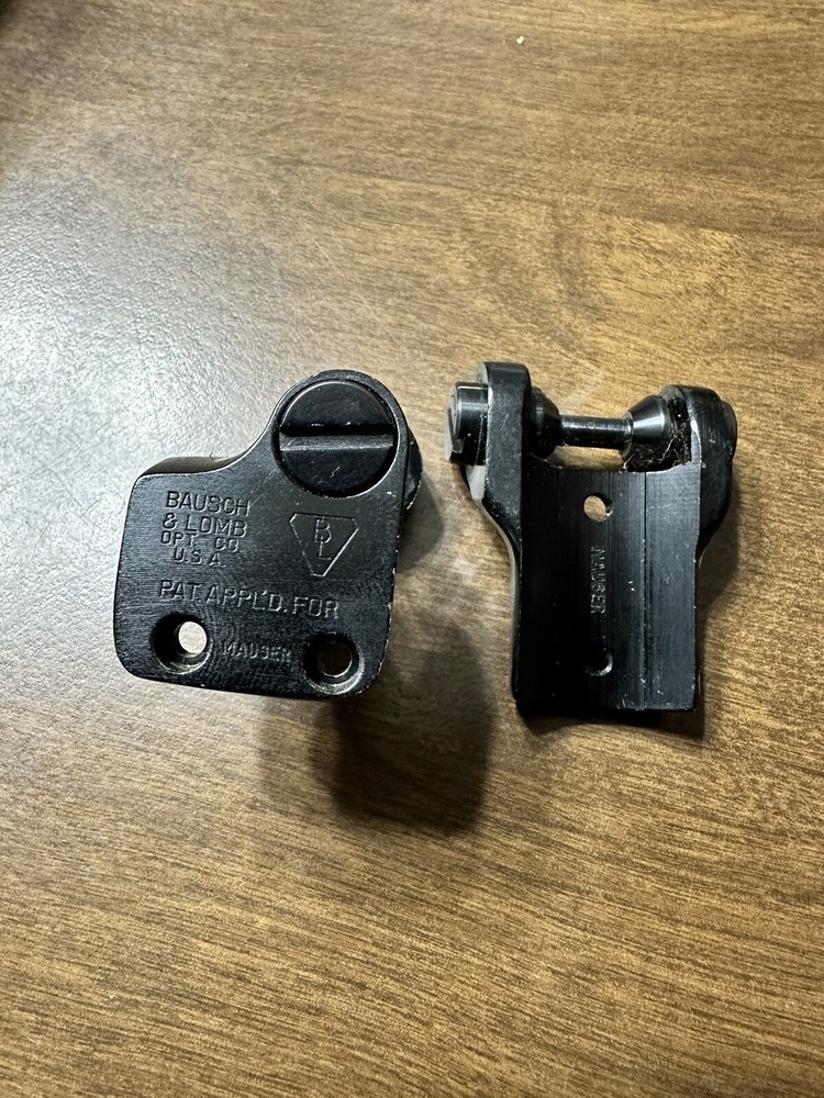 Vintage Bausch & Lomb Mounts For Mauser.