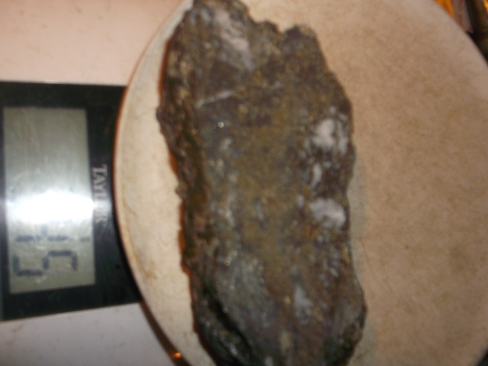Gold, silver, copper, 345 grams samples ,ore high grade .