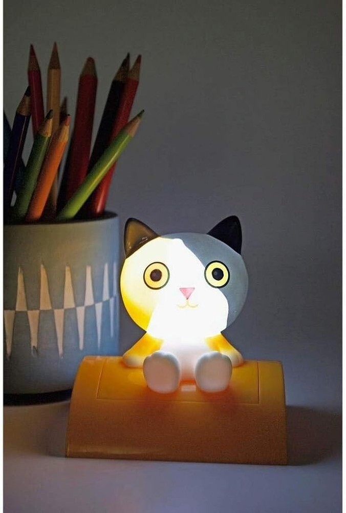 Kawaii Calico Kitty Cat Push On Push Off Nightlight