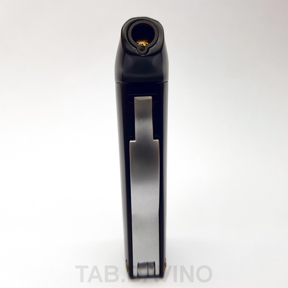 Brebbia Pipe Lighter Black With Pipe Cleaner Bowl Flame