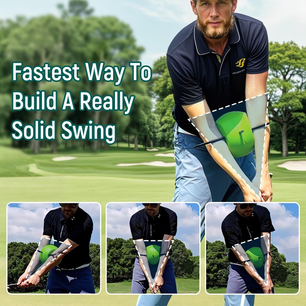 The Connector Golf Training Aid, Swing Trainer for Posture Correction Practice