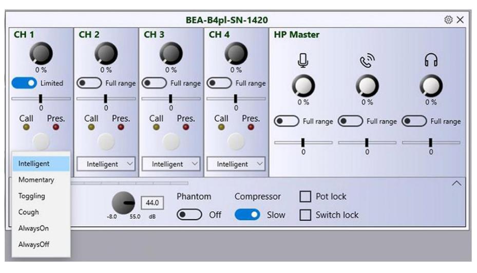 Beltpack Intercom Audio 4CH With Dante/AES67 - BEATRICE B4+