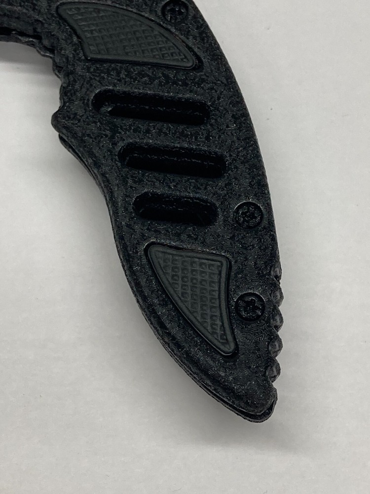 Folding Knife w/Combo Curved Blade C-035